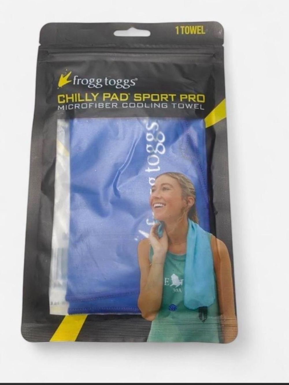 Lightweight Blue Chilly Pad Microfiber Cooling Towel